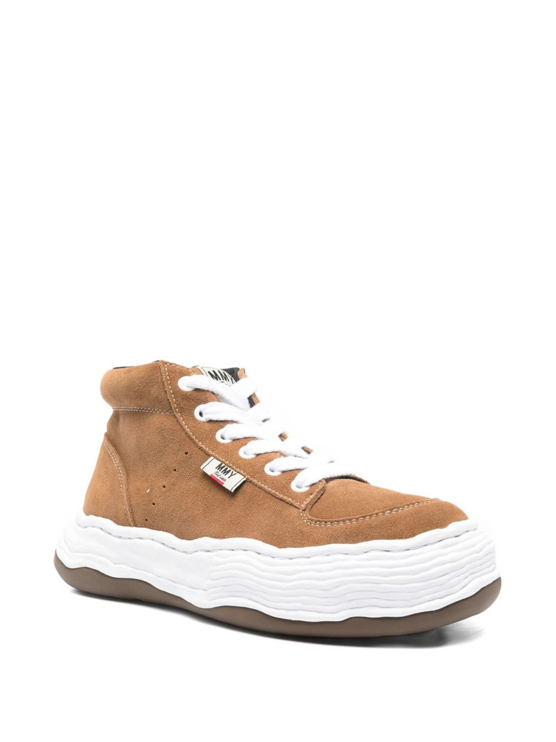 Maison MIHARAYASUHIRO Oliver suede high-top sneakers outlook