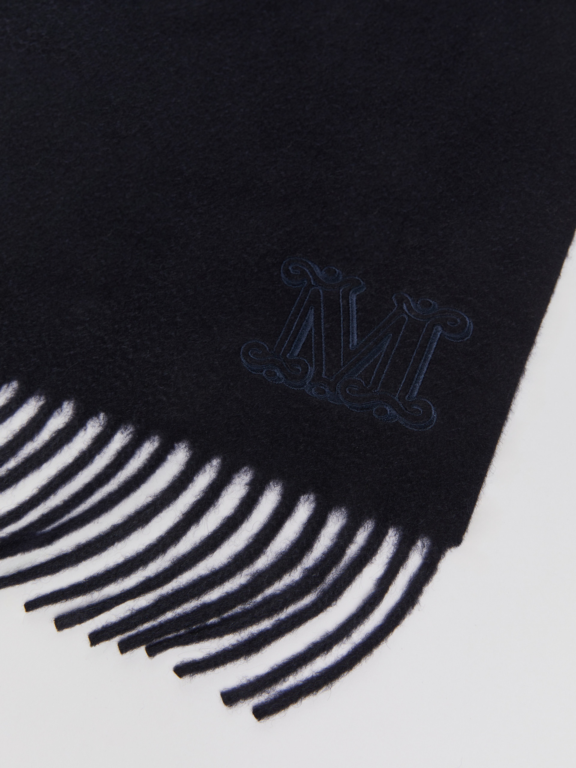 WSDALIA Cashmere stole with monogram embroidery - 2