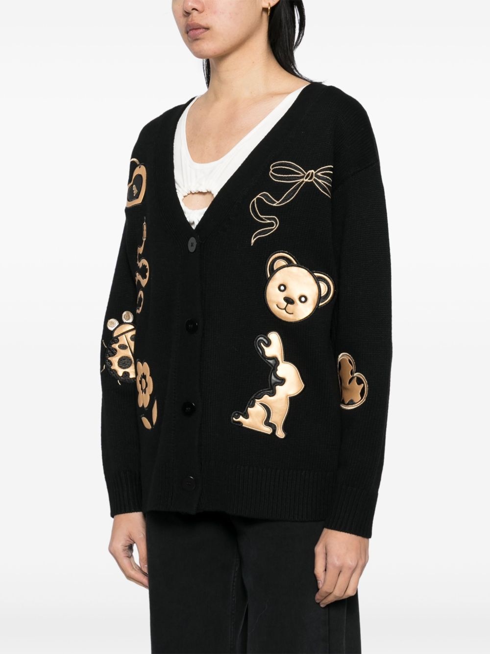 playful patchwork cardigan - 3