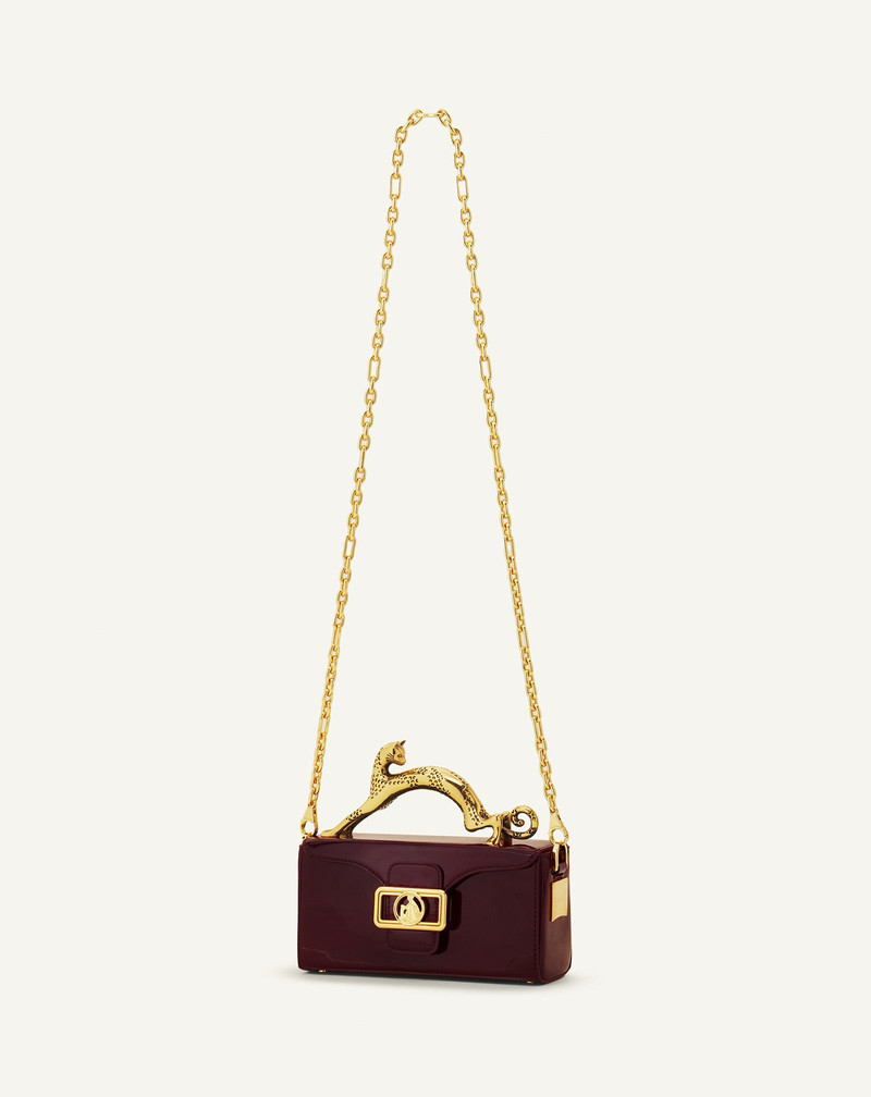 Lanvin PENCIL CAT NANO PATENT LEATHER BAG outlook