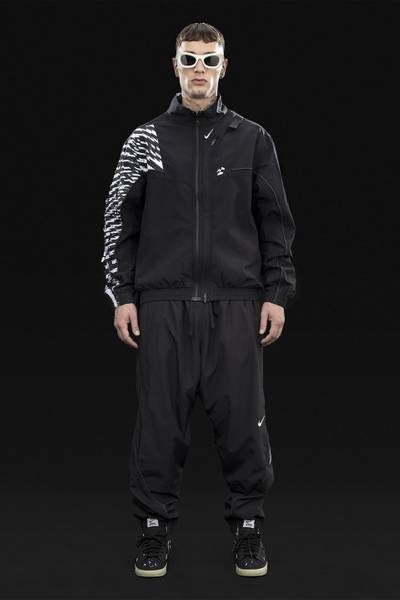 ACRONYM GGG-J2-011 Nike® Acronym® Track Jacket Woven Black/Black/White/Black outlook