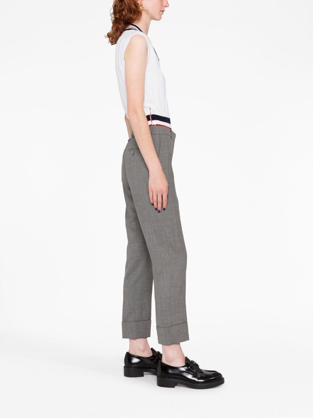 cropped tailored trousers - 6