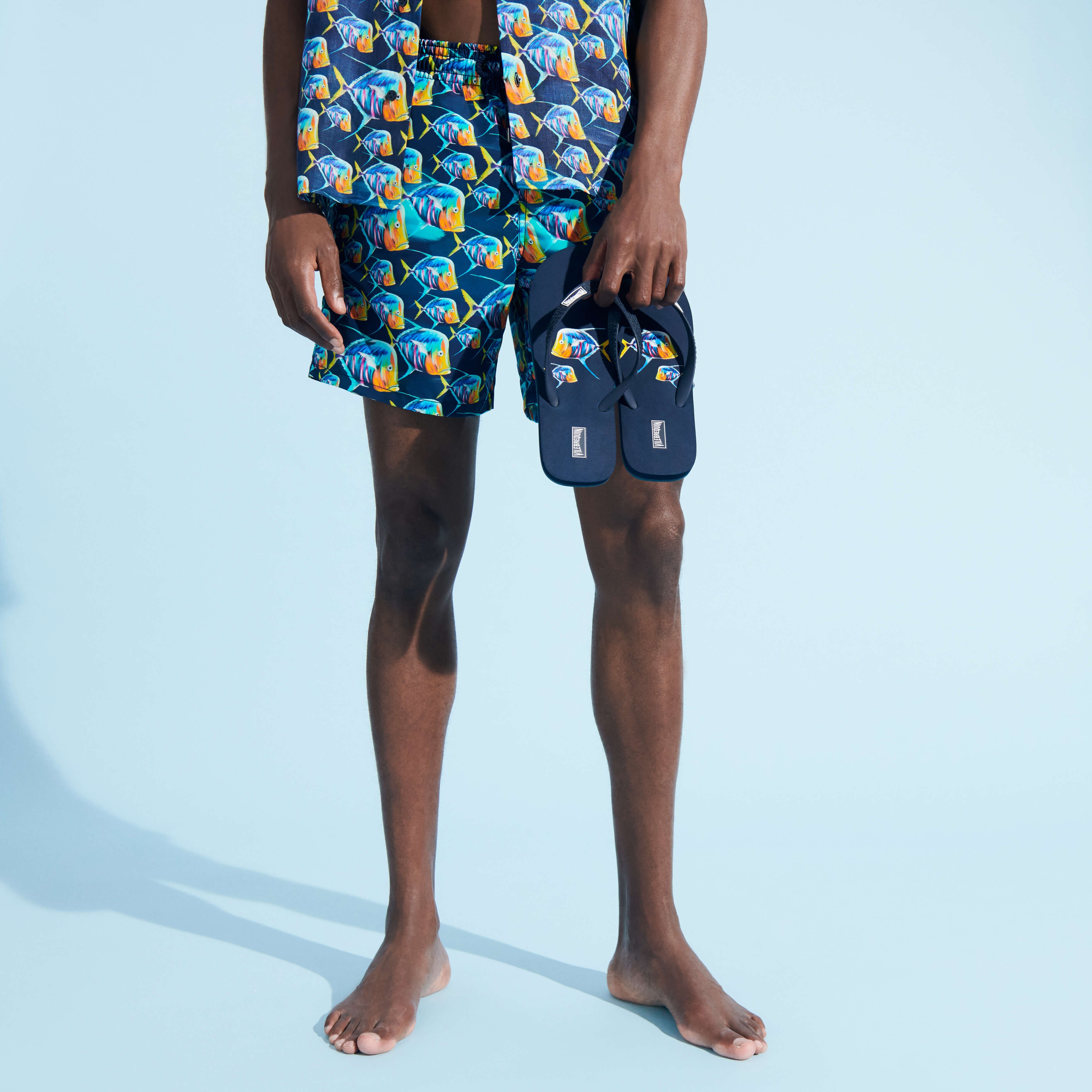 Men Beach Flip flops Turtle - 4