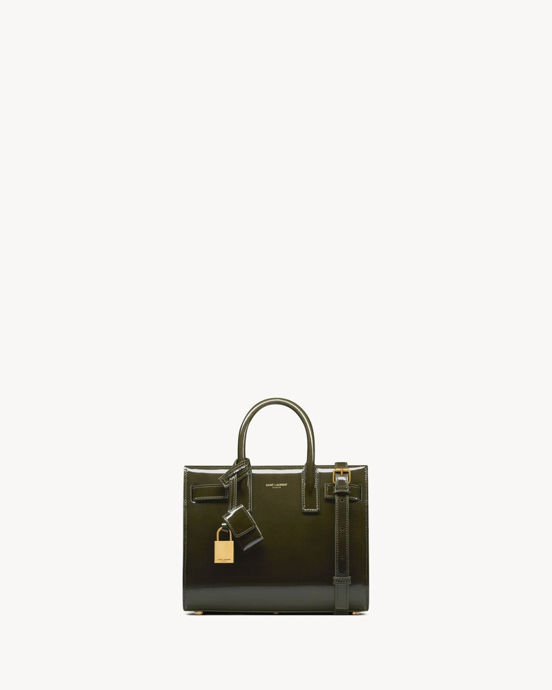 Sac de Jour Nano 특허 가죽에 있는 최고 손잡이 부대 - 1