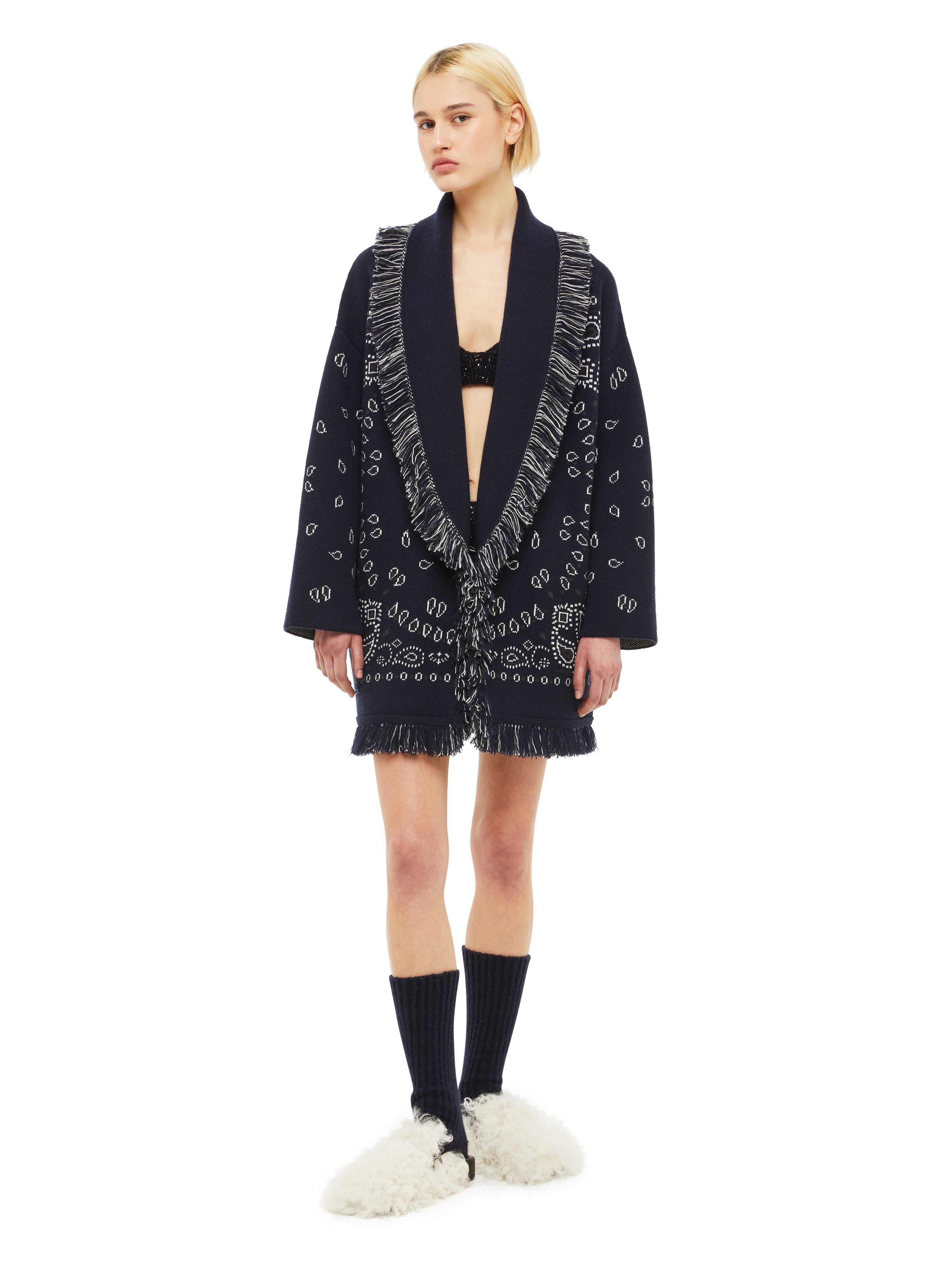 Bandana Jacquard Cardigan - 4