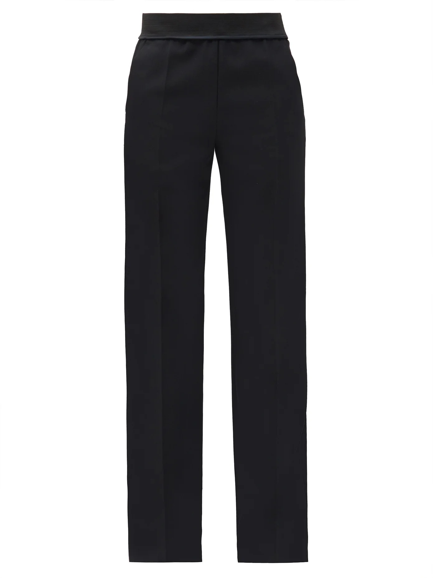 Miles wool straight-leg trousers - 1