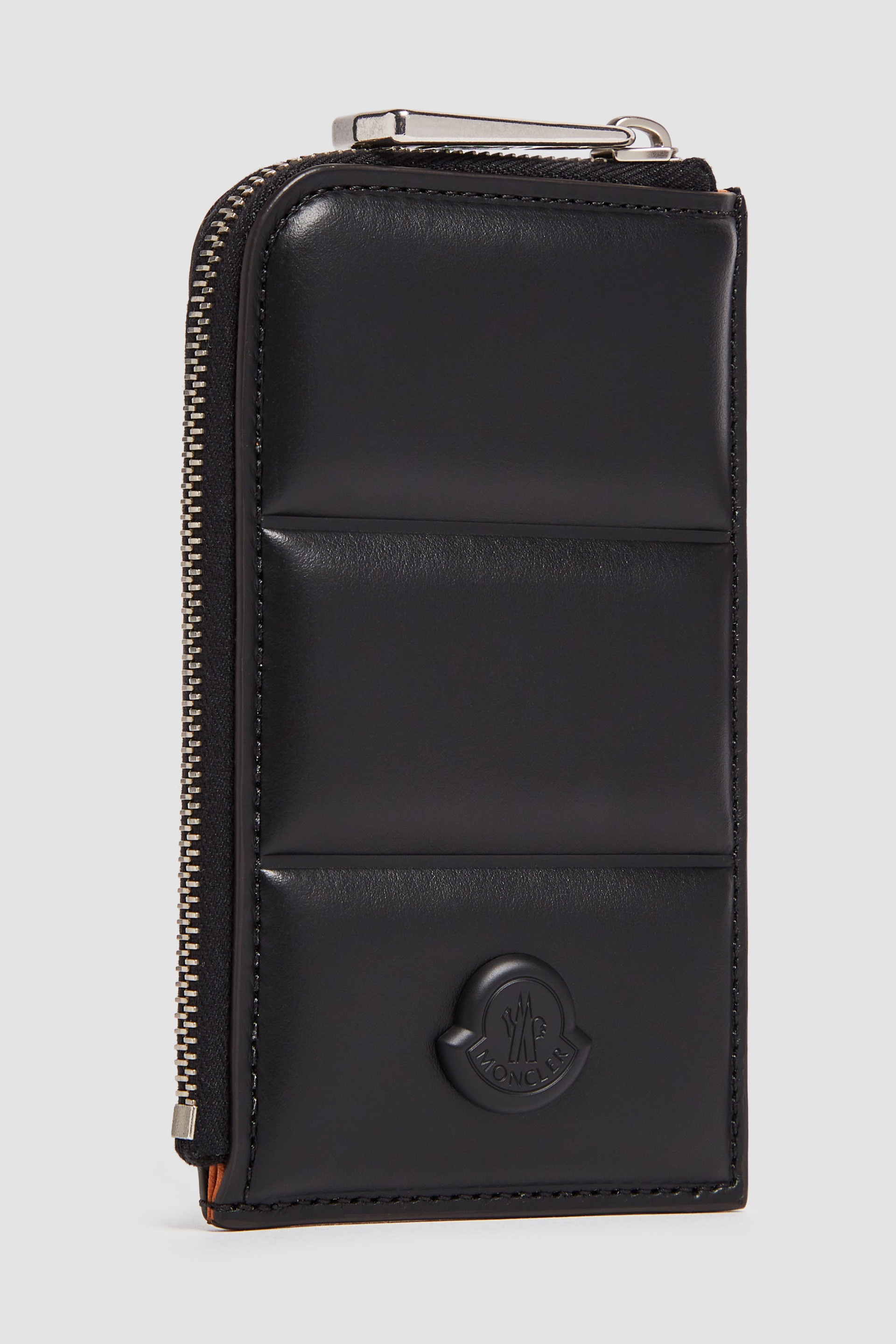 Quilted Leather Card Holder - 4