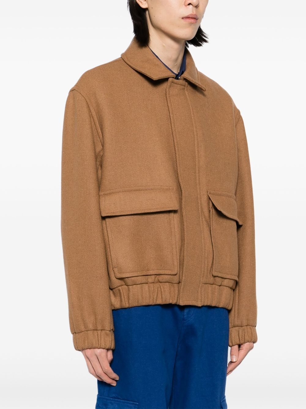 spread collar jacket - 3