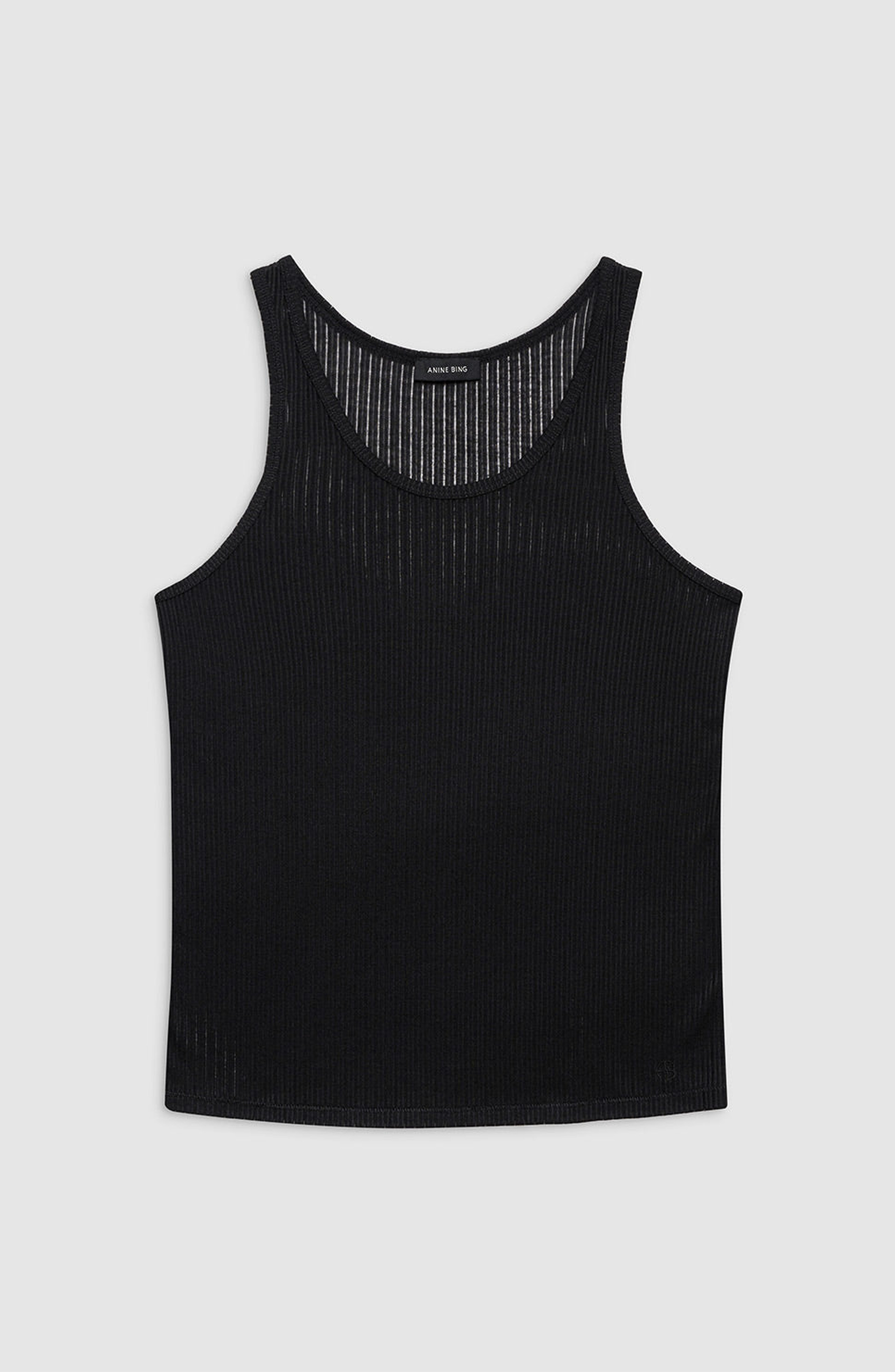 ANINE BING Eugene Tank in Black at Nordstrom - 4
