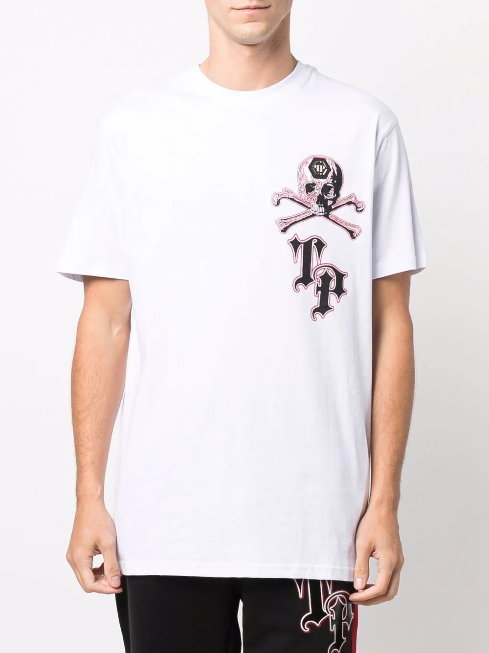 logo skull-print T-shirt - 3