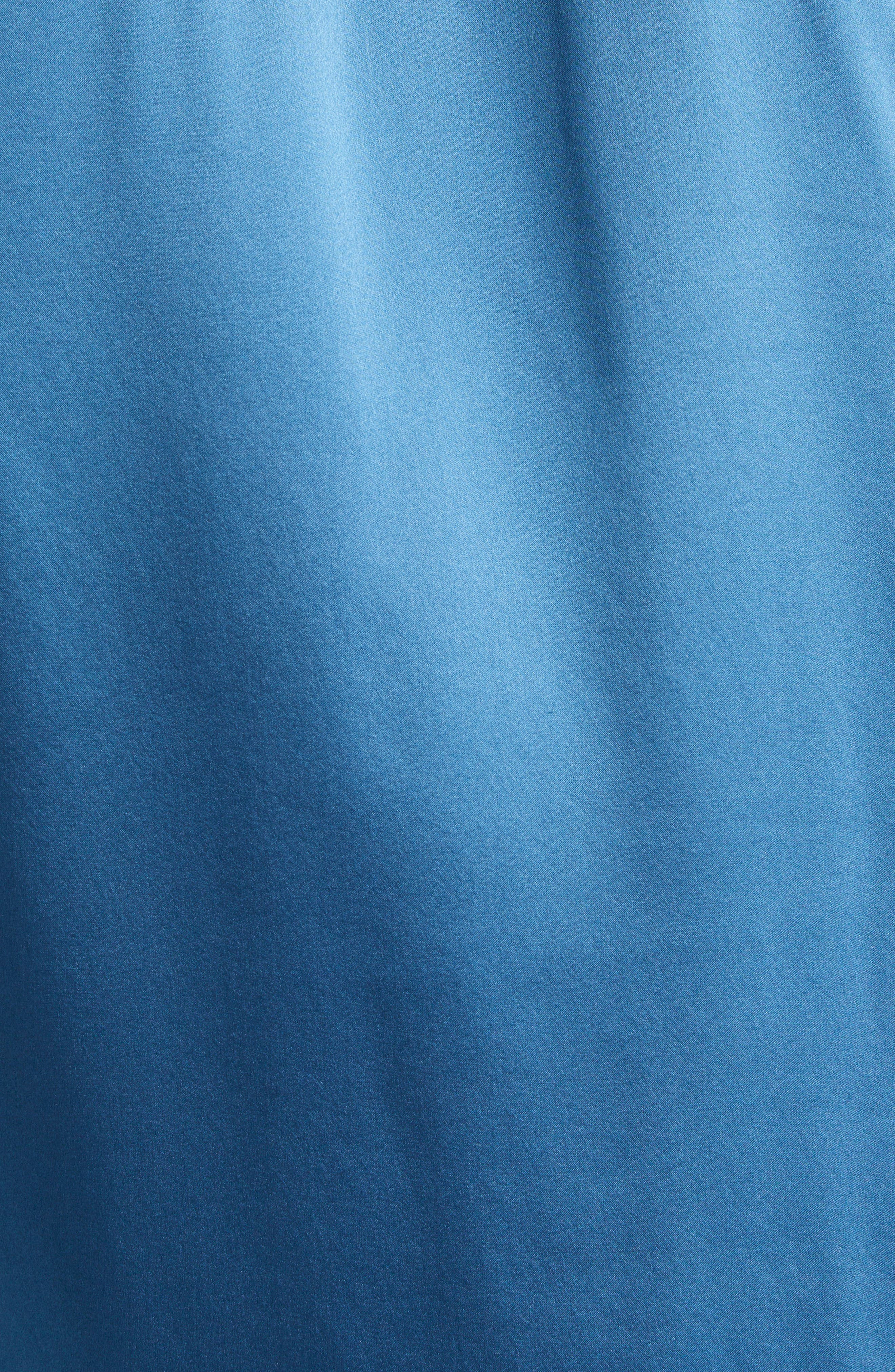 L'AGENCE Dani Silk Charmeuse Blouse in Stone Blue at Nordstrom - 6