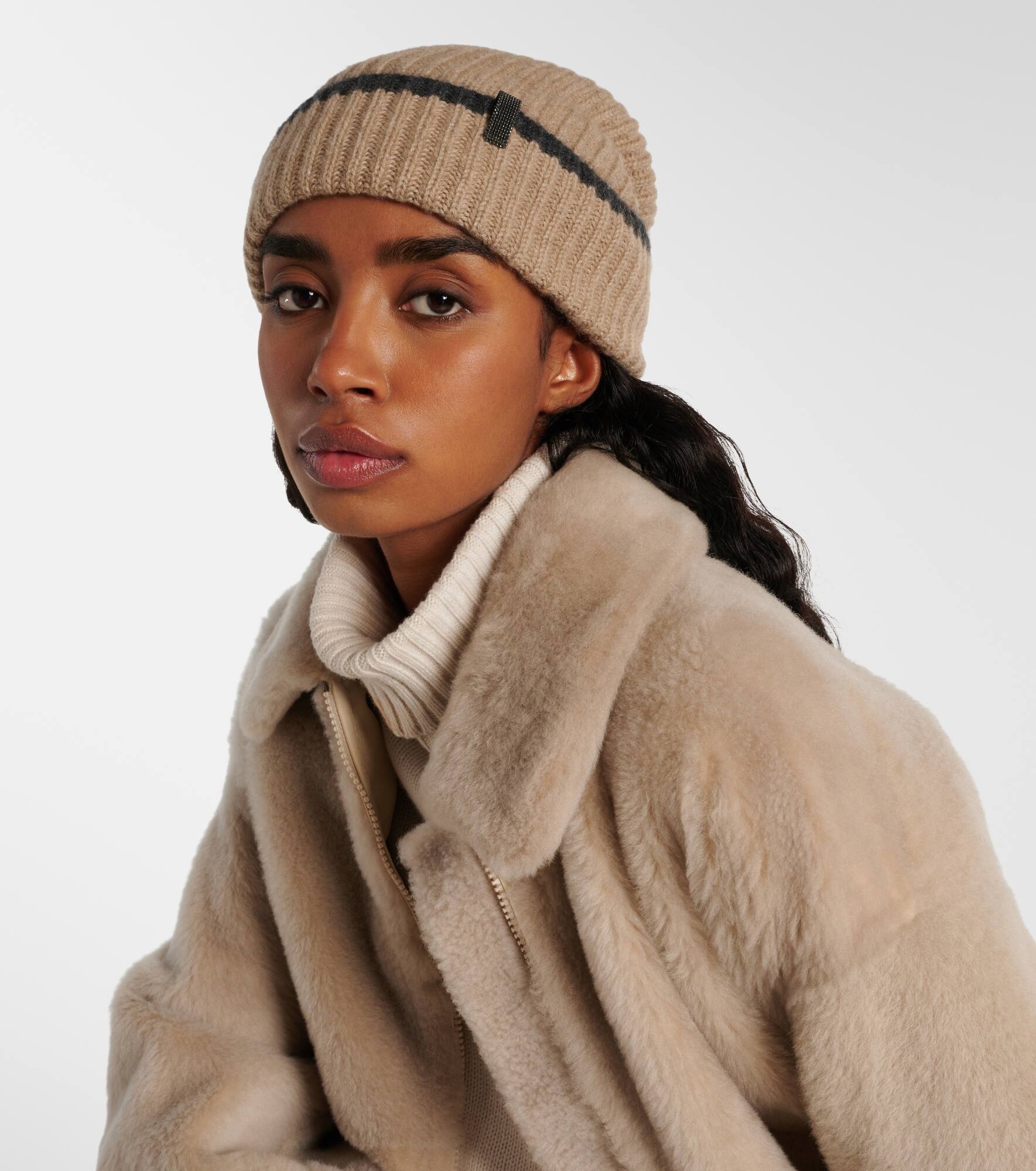 Cashmere beanie - 2