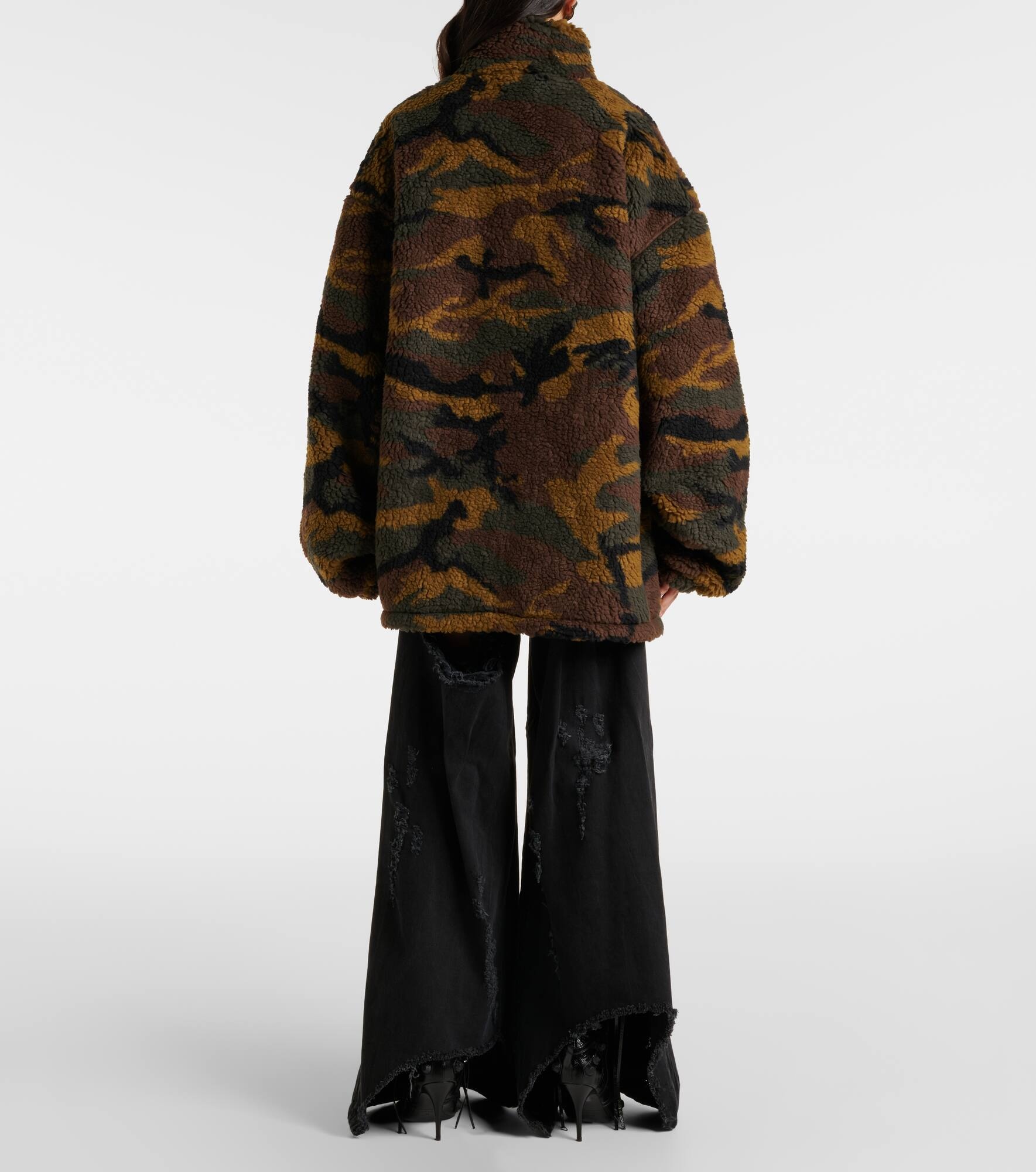 Camo fleece jacket - 3