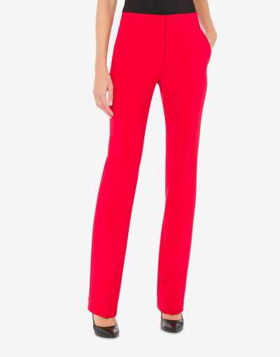 Moschino STRETCH CRÊPE TROUSERS outlook