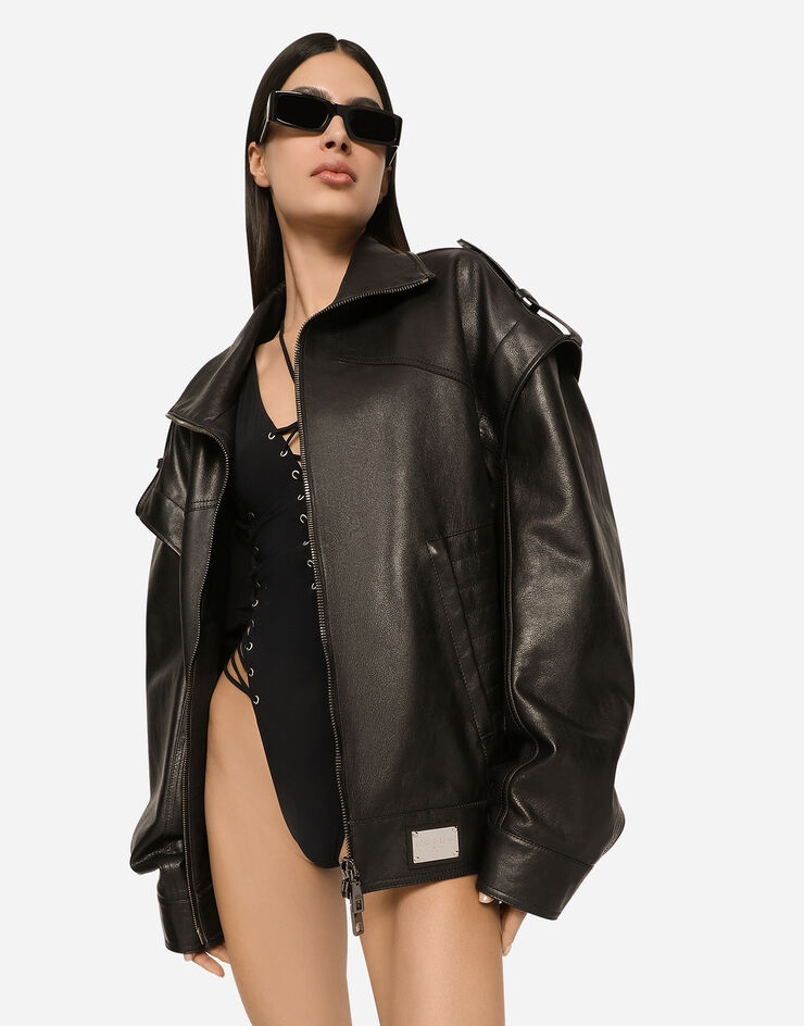 Oversize bullskin jacket - 4