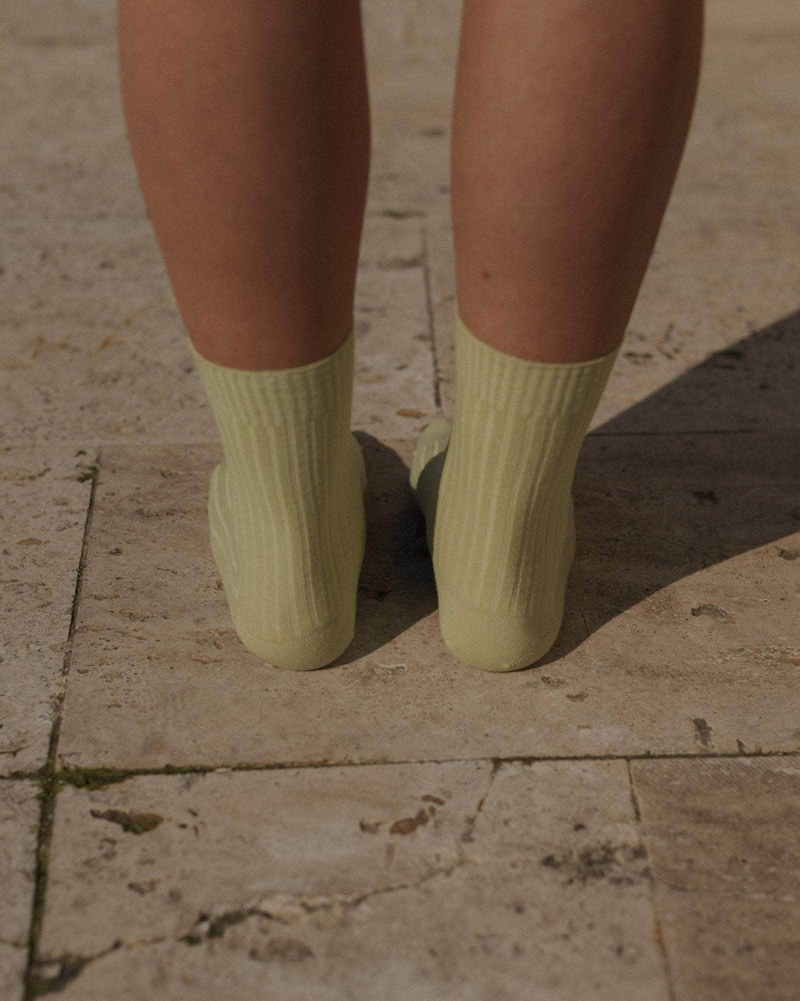 Rib Overankle Socks - Organic Cotton Rib - 3