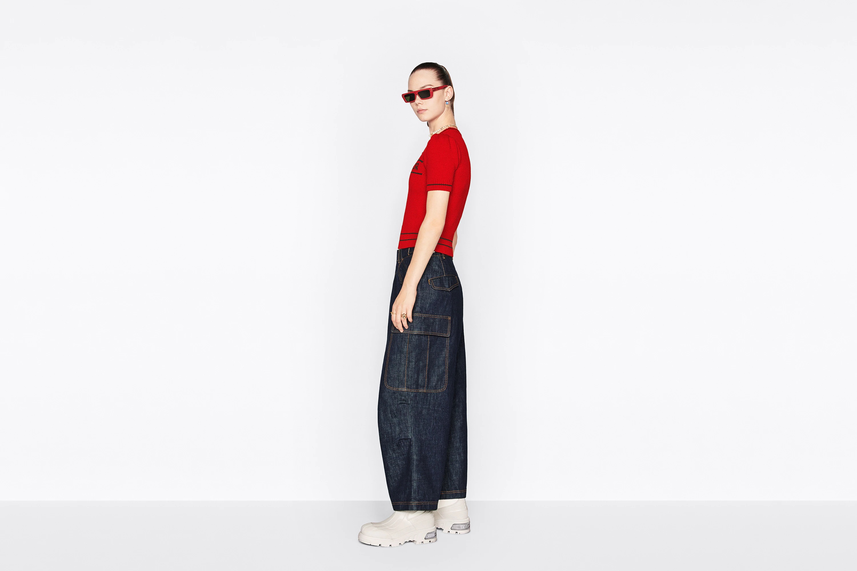 'CHRISTIAN DIOR' Short-Sleeved Sweater - 3