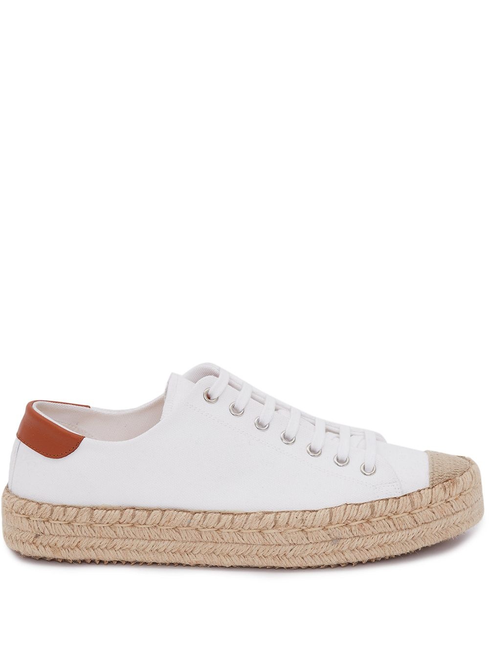 lace-up espadrille sneakers - 1