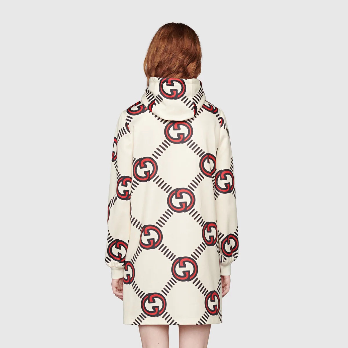 Interlocking G technical jersey dress - 4