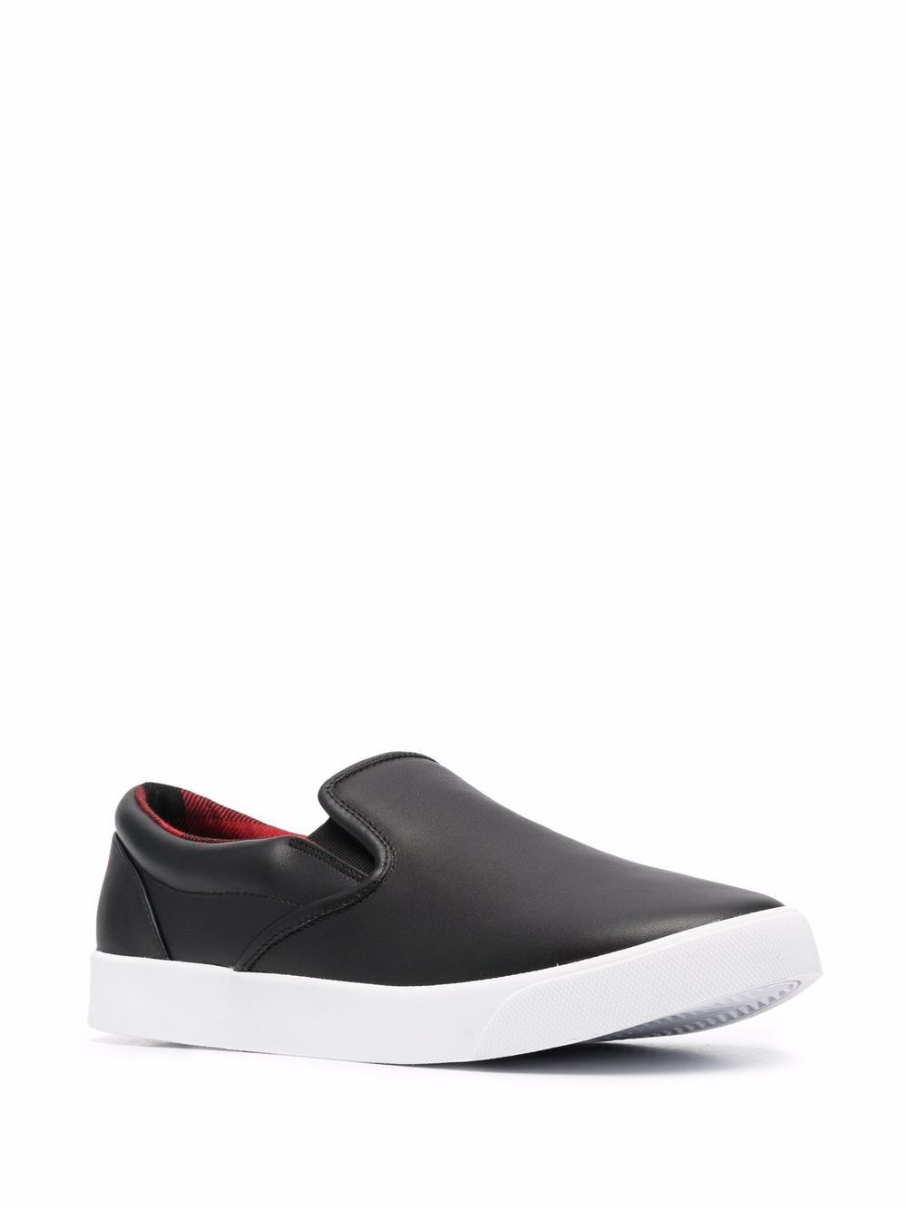 slip-on leather sneakers - 2