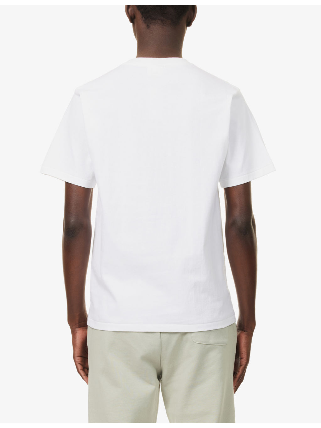 College Crewneck Cotton T-Shirt - 4