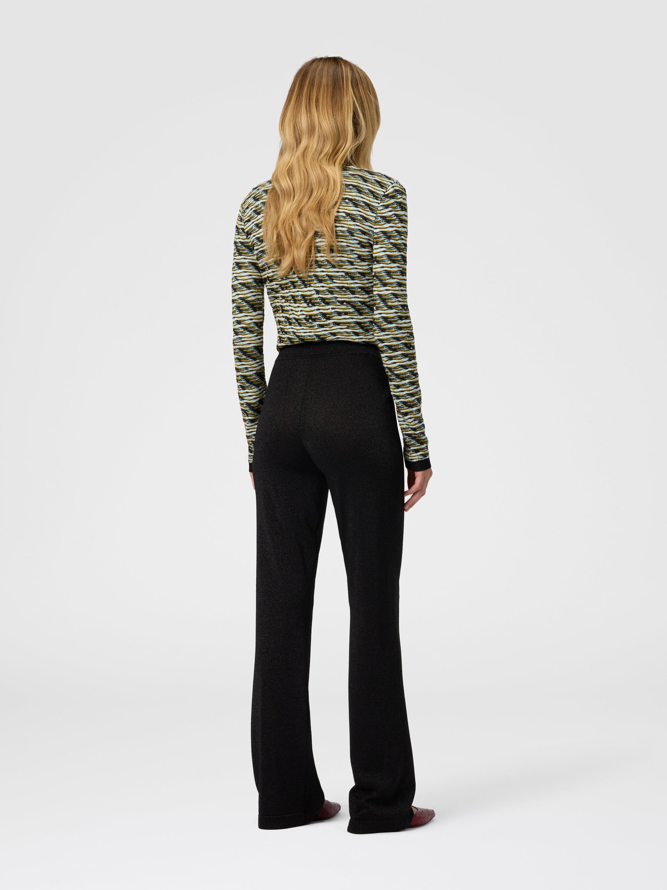 Missoni Straight Long Pants In Lamé in Black at Nordstrom - 3