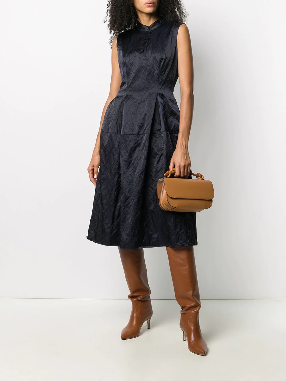 sleeveless midi dress - 2