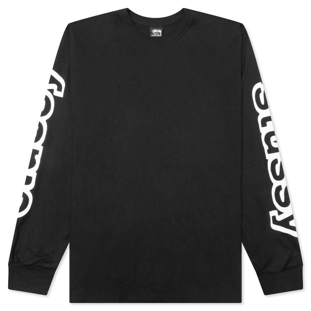 SIDEWAYS L/S TEE - BLACK - 1