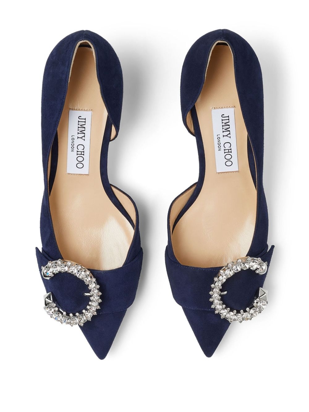 Melva Dorsay 50mm suede pumps - 5