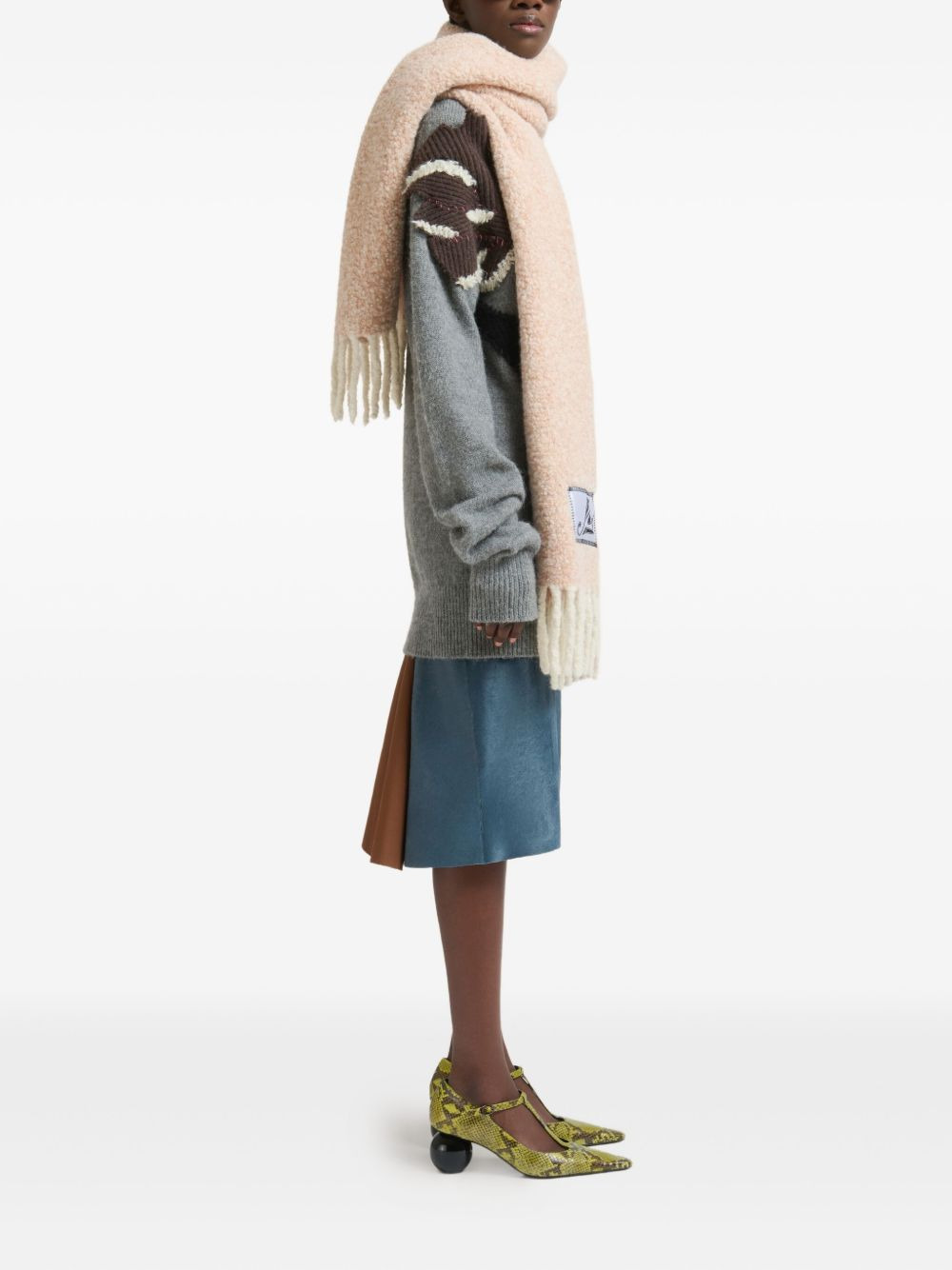 fringed scarf - 4