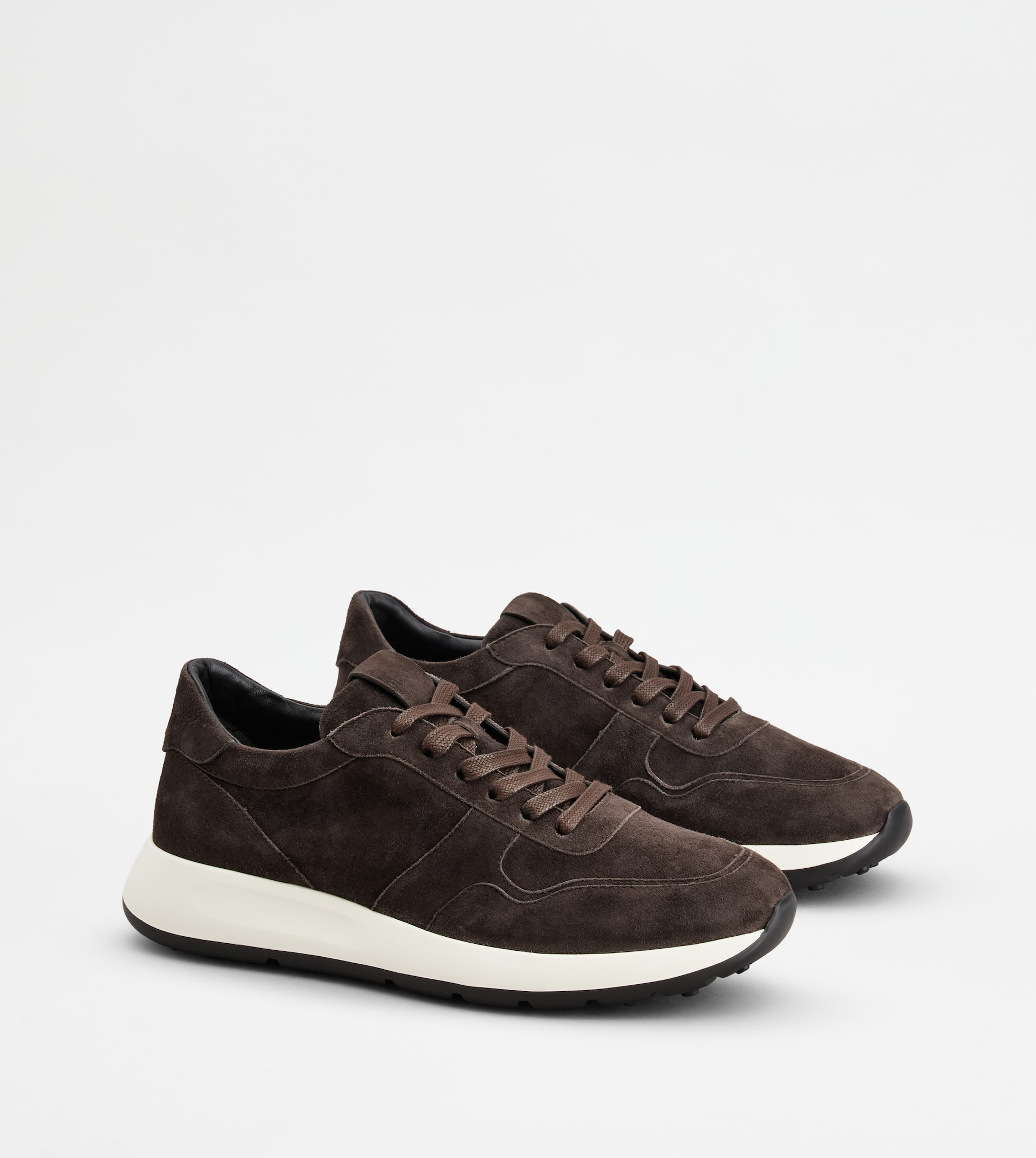 SNEAKERS IN SUEDE - BROWN - 2