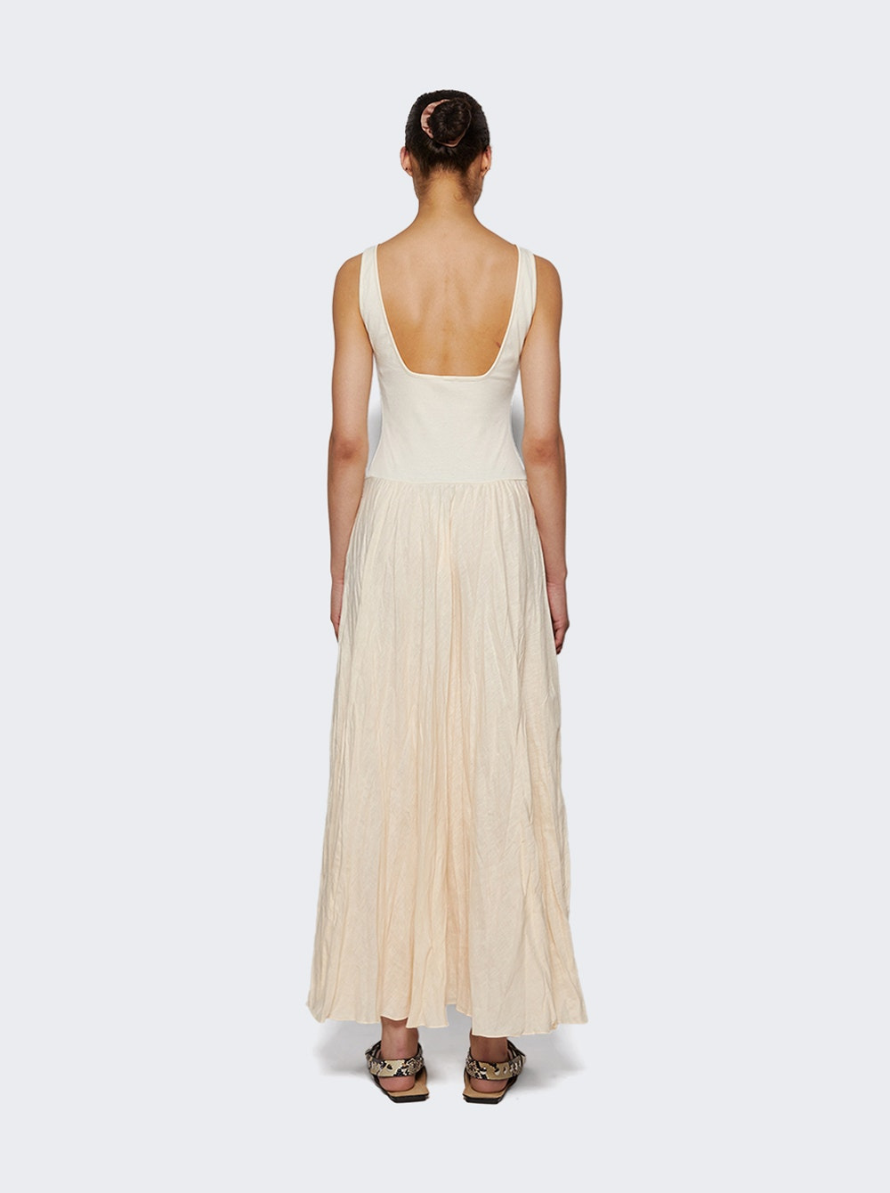 Mariner Maxi Dress Ecru - 4