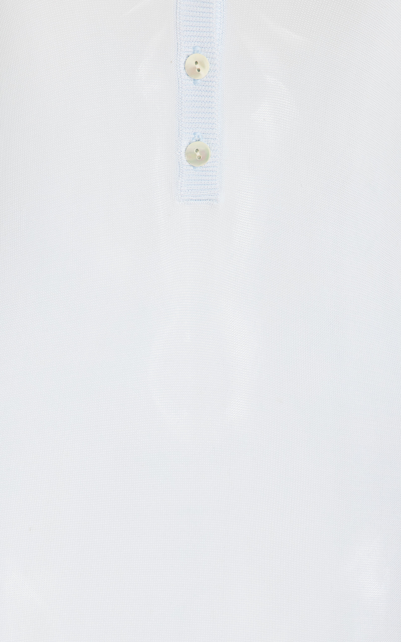The Catherine Knit Midi Henley Dress light blue - 4