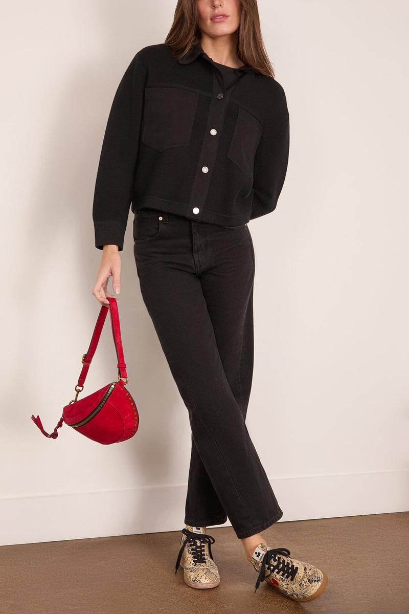 Vanessa Bruno Denver Sweater in Noir outlook