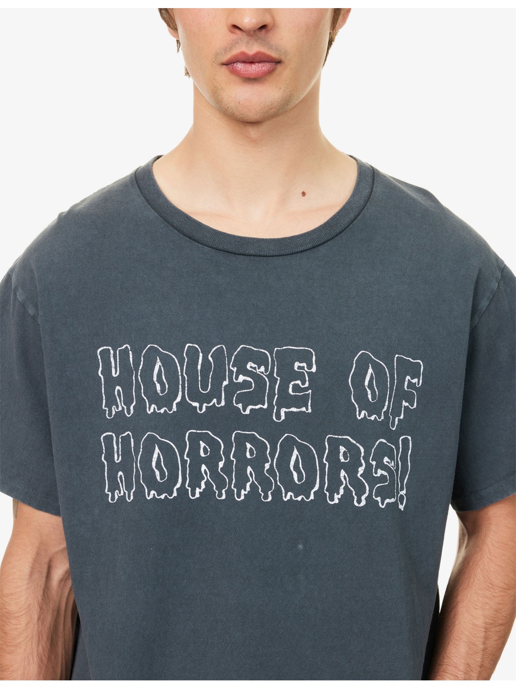 Horrors Graphic-Print Cotton T-Shirt - 5