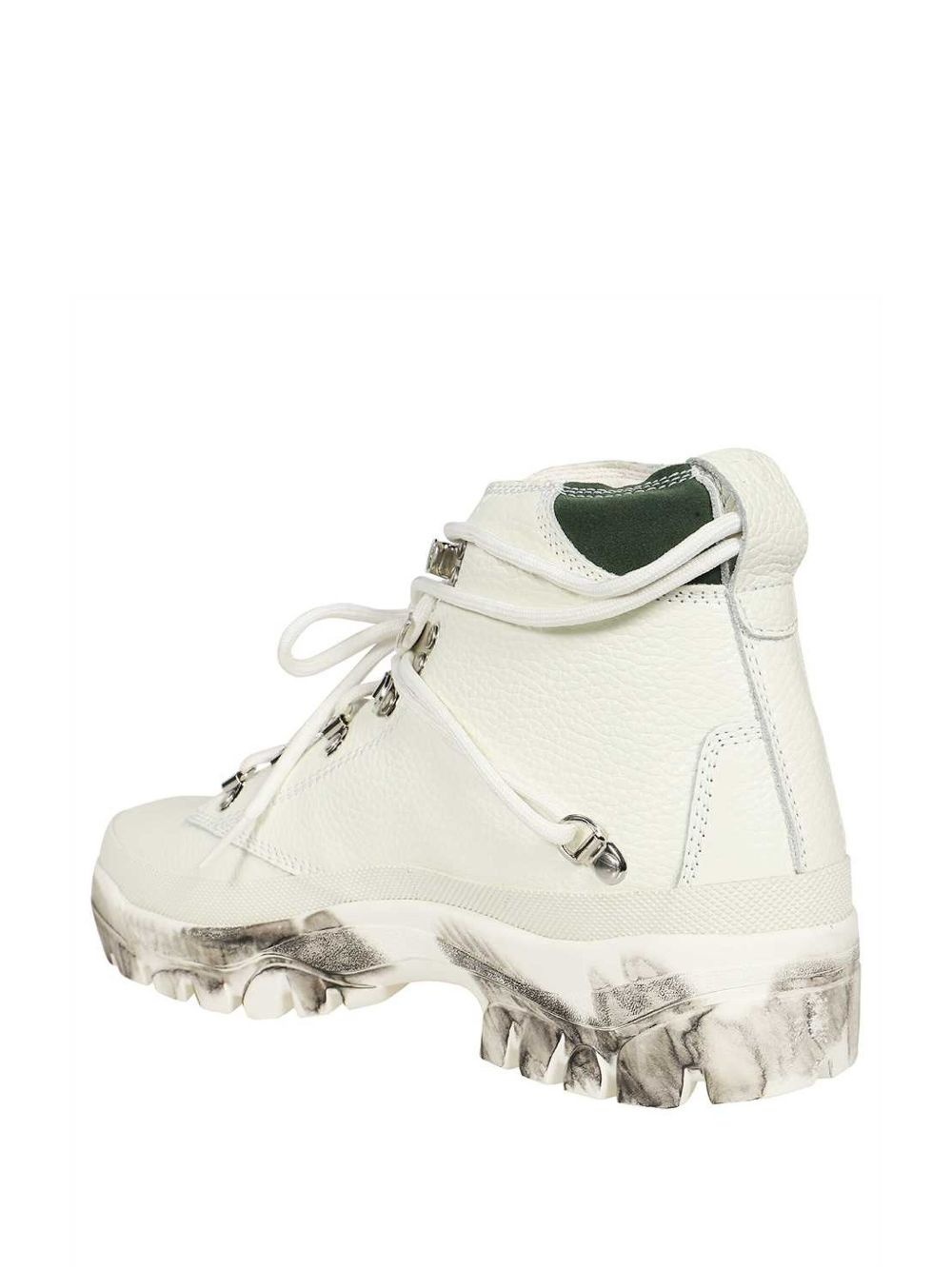 leather lace-up boots - 3
