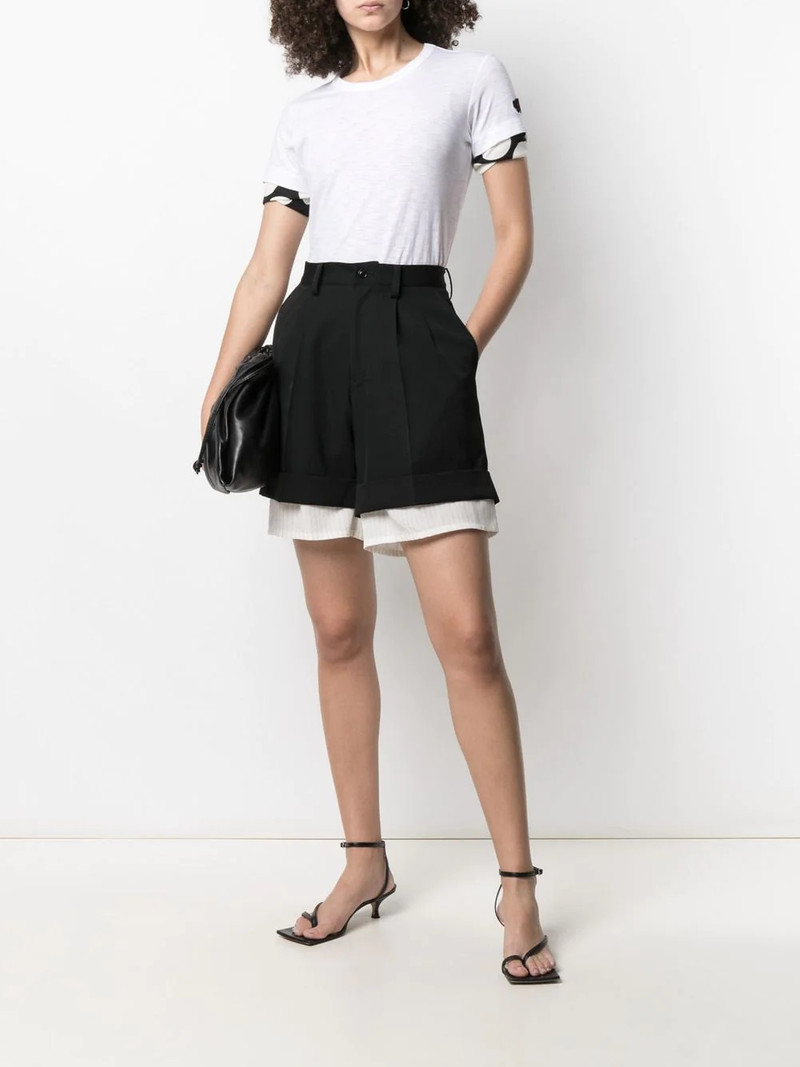Y's layered tailored shorts outlook