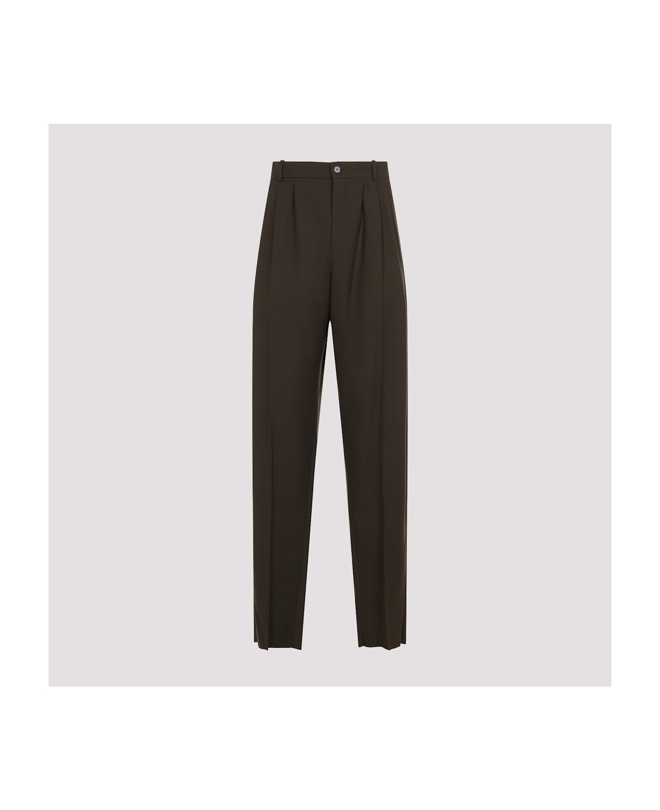 Saint Laurent Wool Pants With Creases - 3