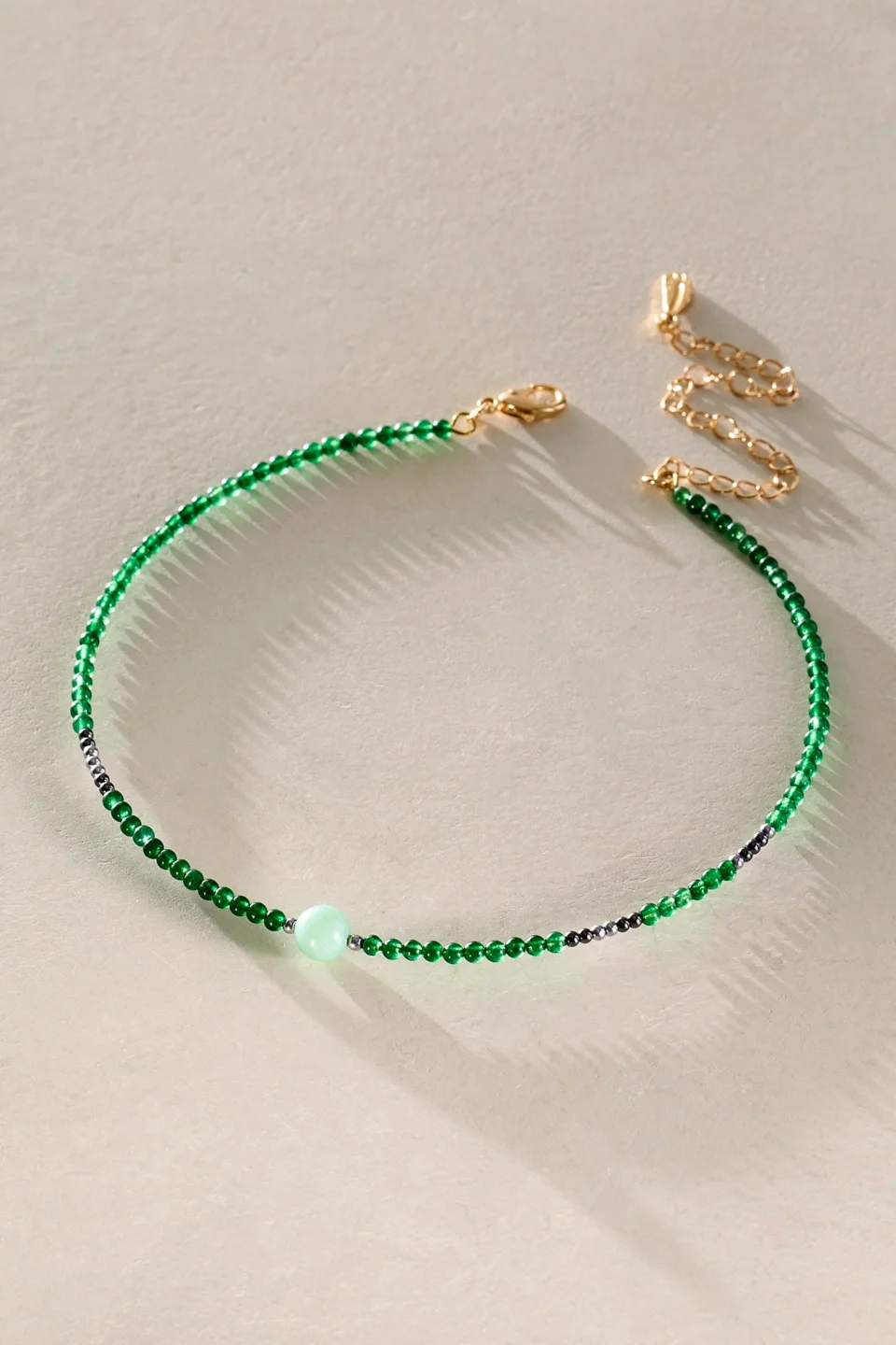 Aria Gold Plated Structured Necklace - 1