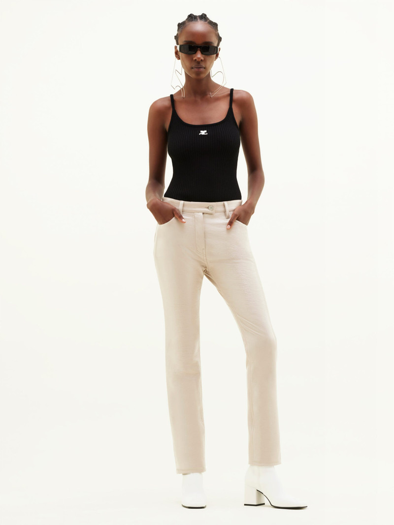 courrèges 5-POCKET VINYL PANTS REEDITION outlook