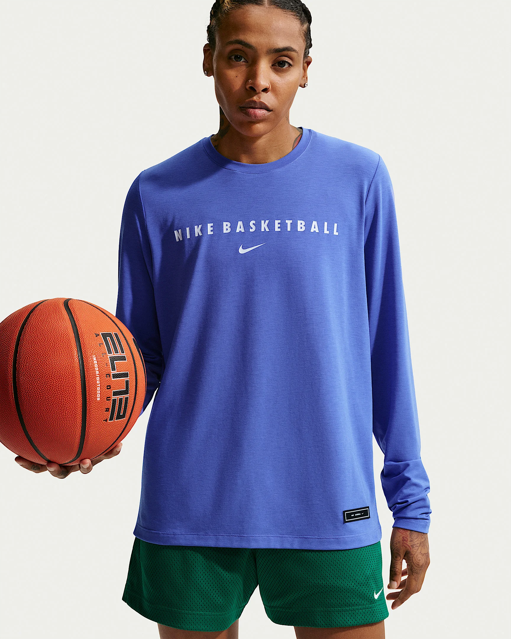 Nike Women's Dri-FIT Long-Sleeve Warm-Up Basketball Top - 1