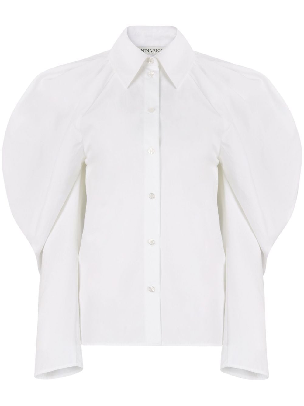 bow detailed shirt - 1