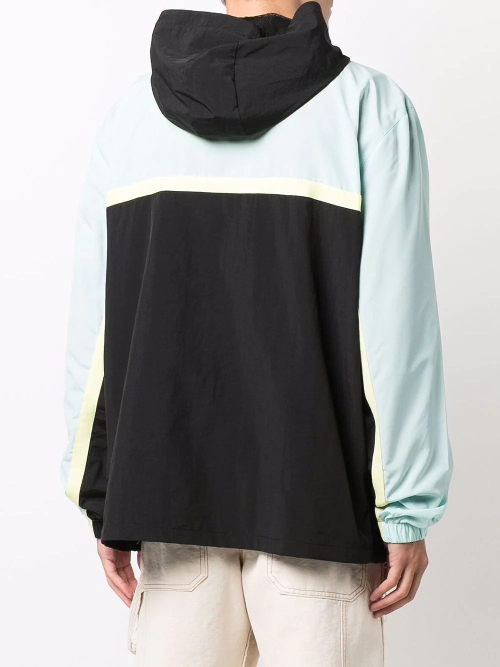 colour block hooded jacket - 4