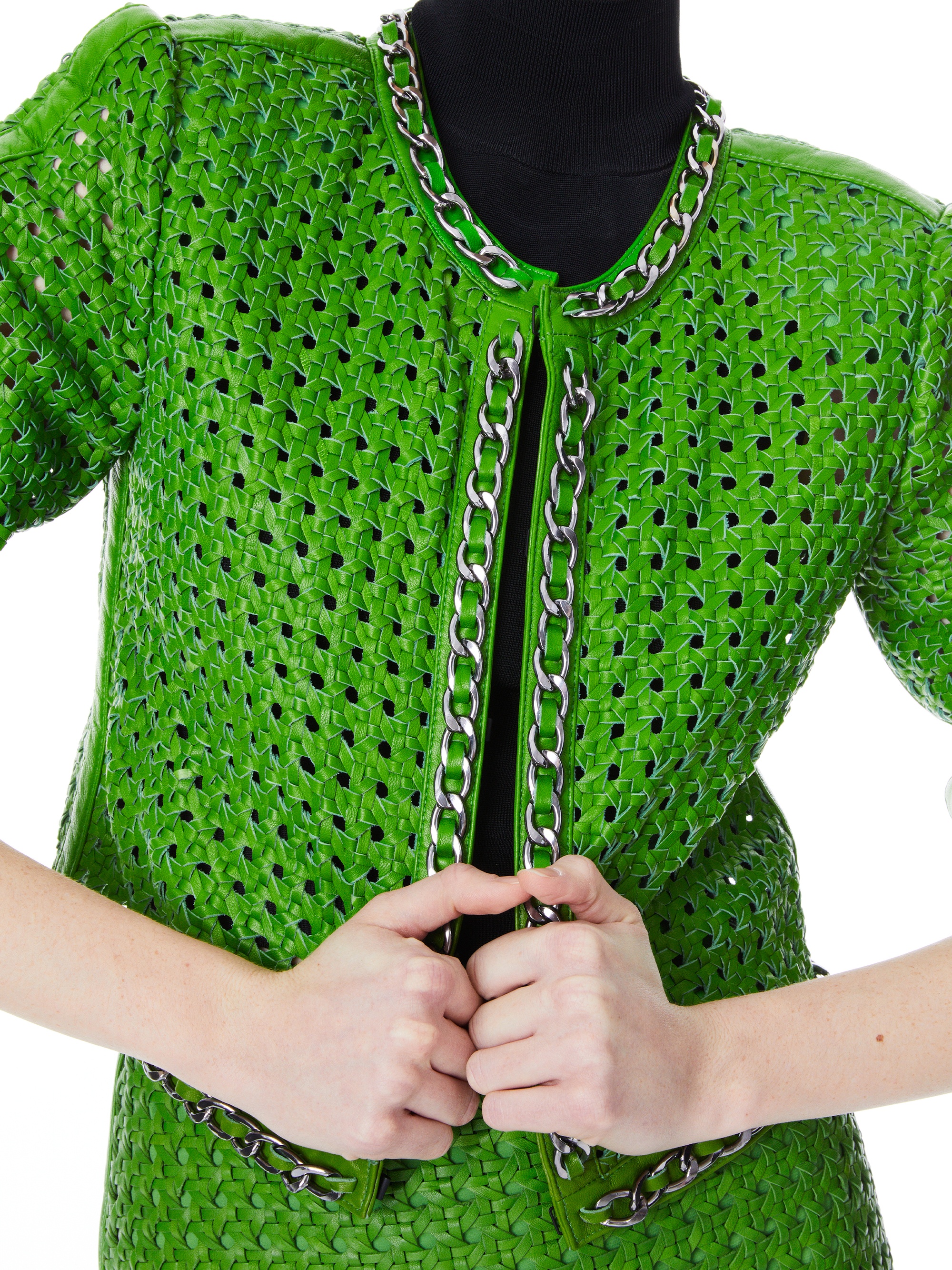 BRIXTON LEATHER CROPPED JACKET - 5