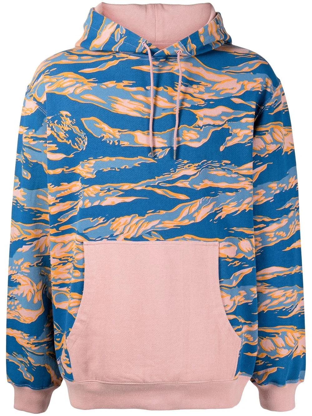 animal-print organic-cotton hoodie - 1