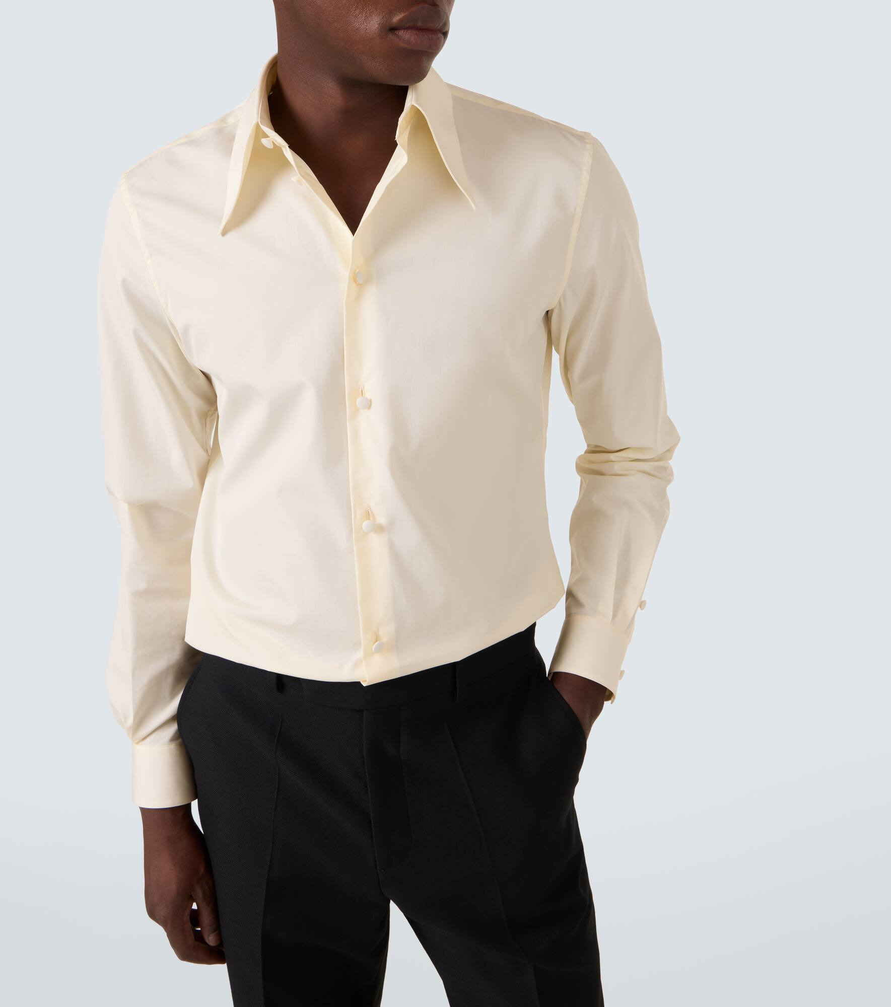 Cotton poplin shirt - 5
