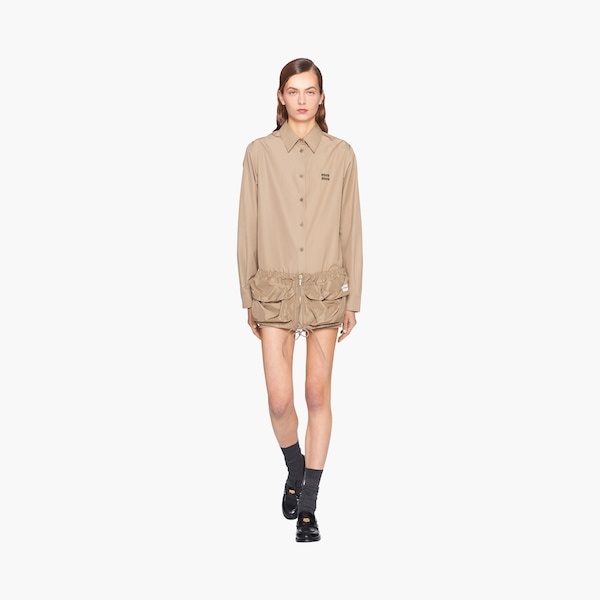 Technical fabric miniskirt - 6