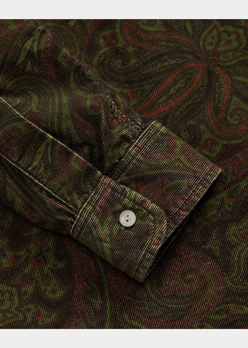 Paisley-Print Corduroy Workshirt 4