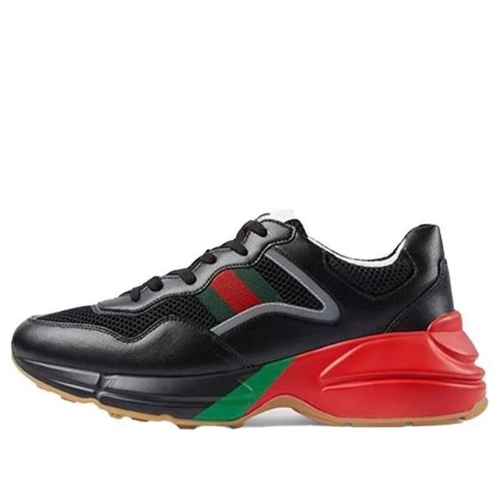 (WMNS) Gucci Rhyton 'Black Red Green Reflective' 645771-2H040-1093 - 1