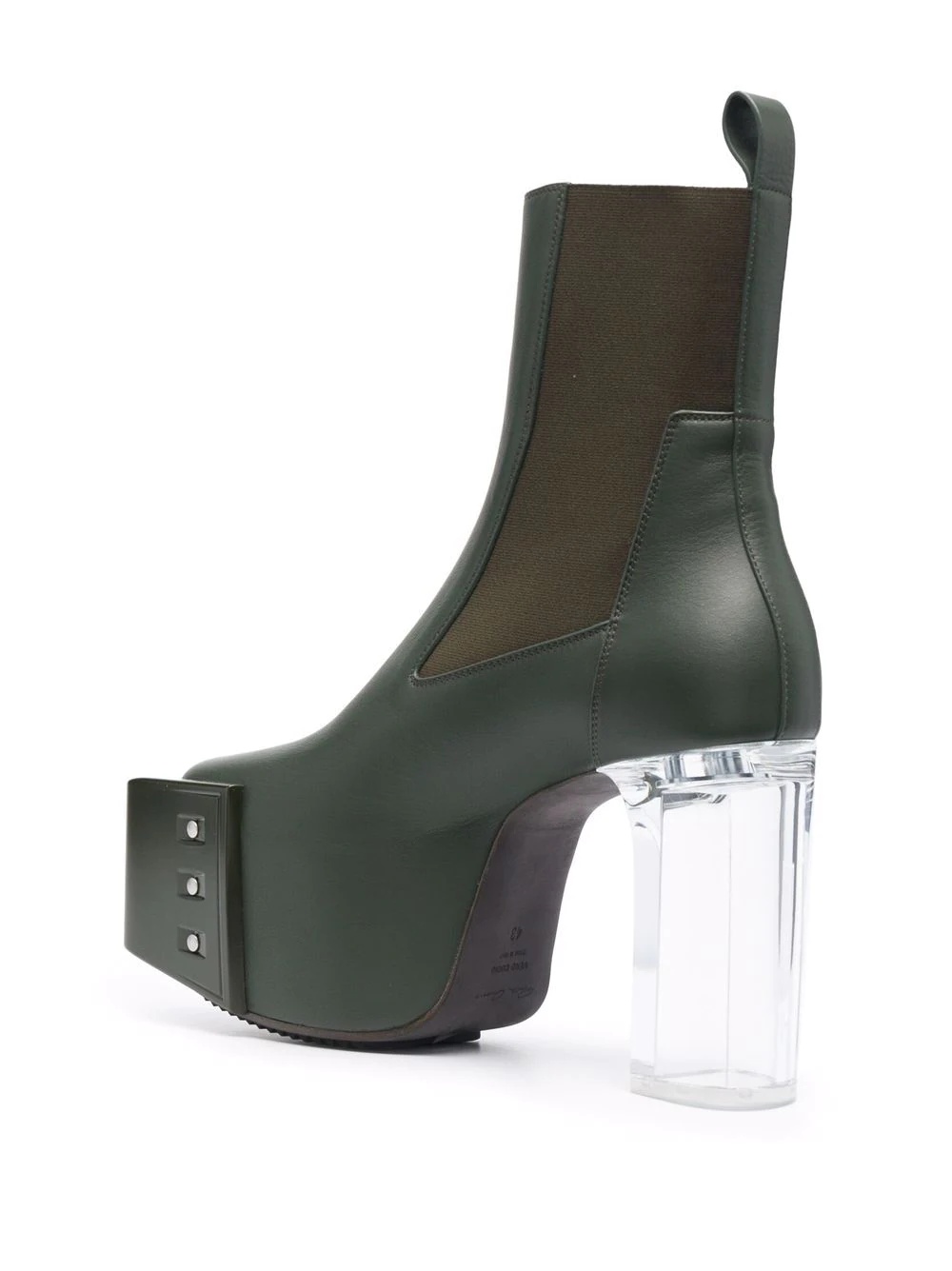 Beveled platform boots - 3